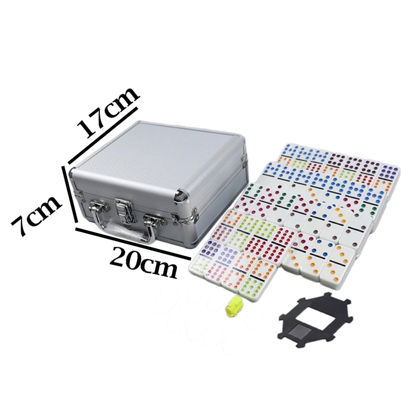 Strategy Board Game - Doppel-Domino Neun-Trick-Spielset 91-teiliges Rechen-Puzzle-Brettspiel für Kinder