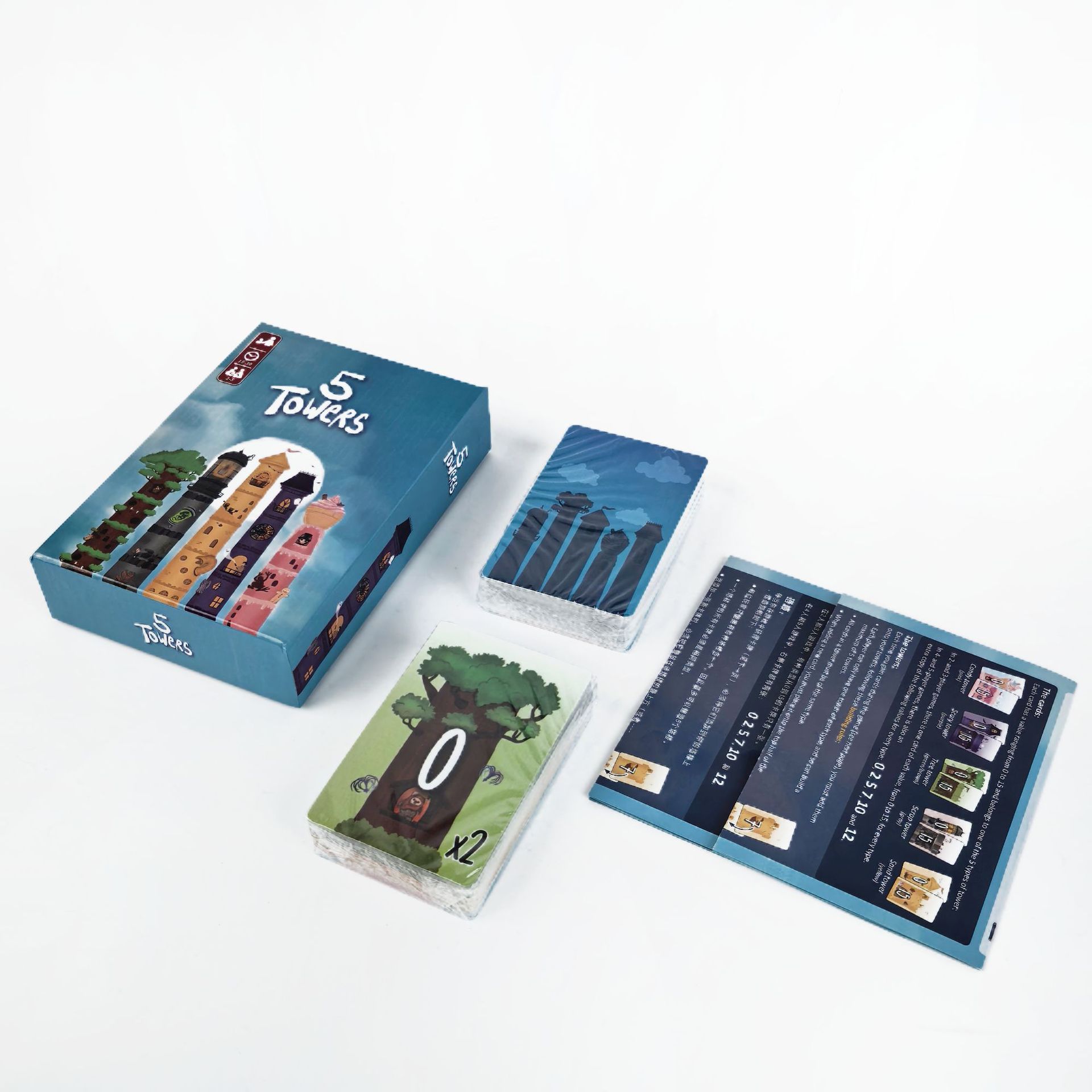 5 Towers Strategie Stacking To – Strategy Board Game Bewertung und Preis