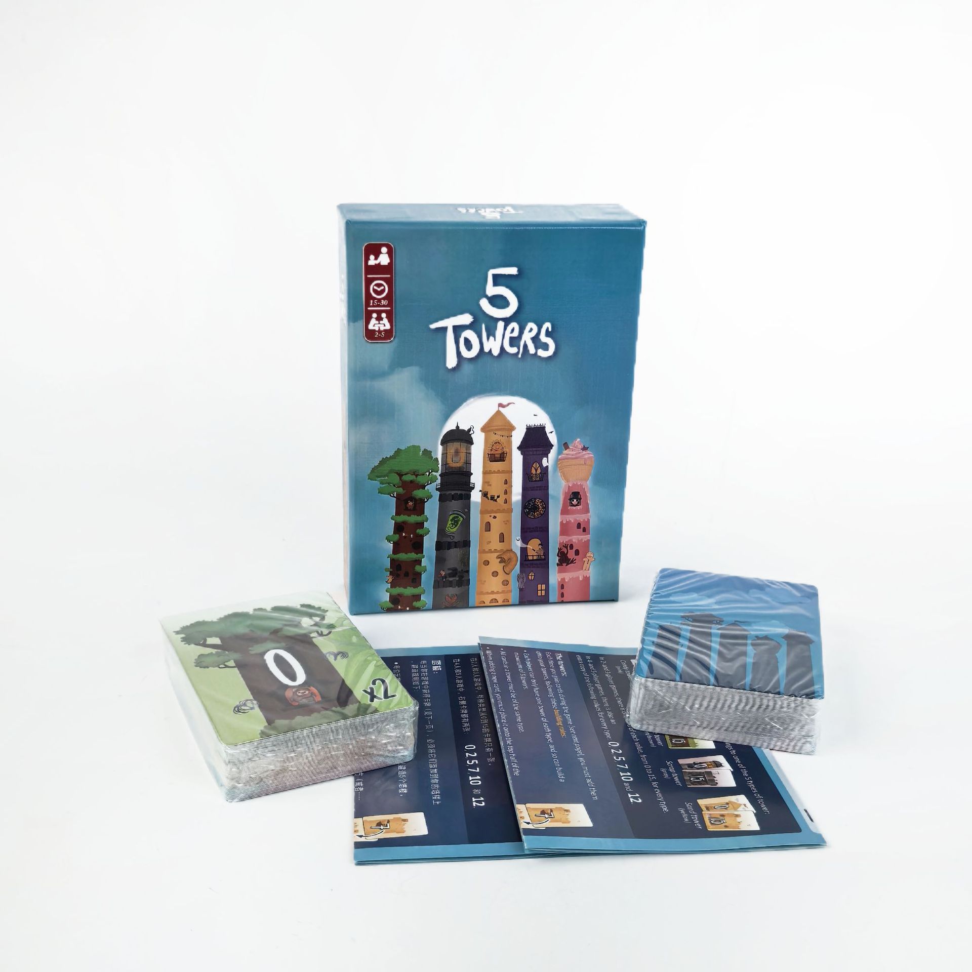 5 Towers Strategie Stacking To – Strategy Board Game Bewertung und Preis