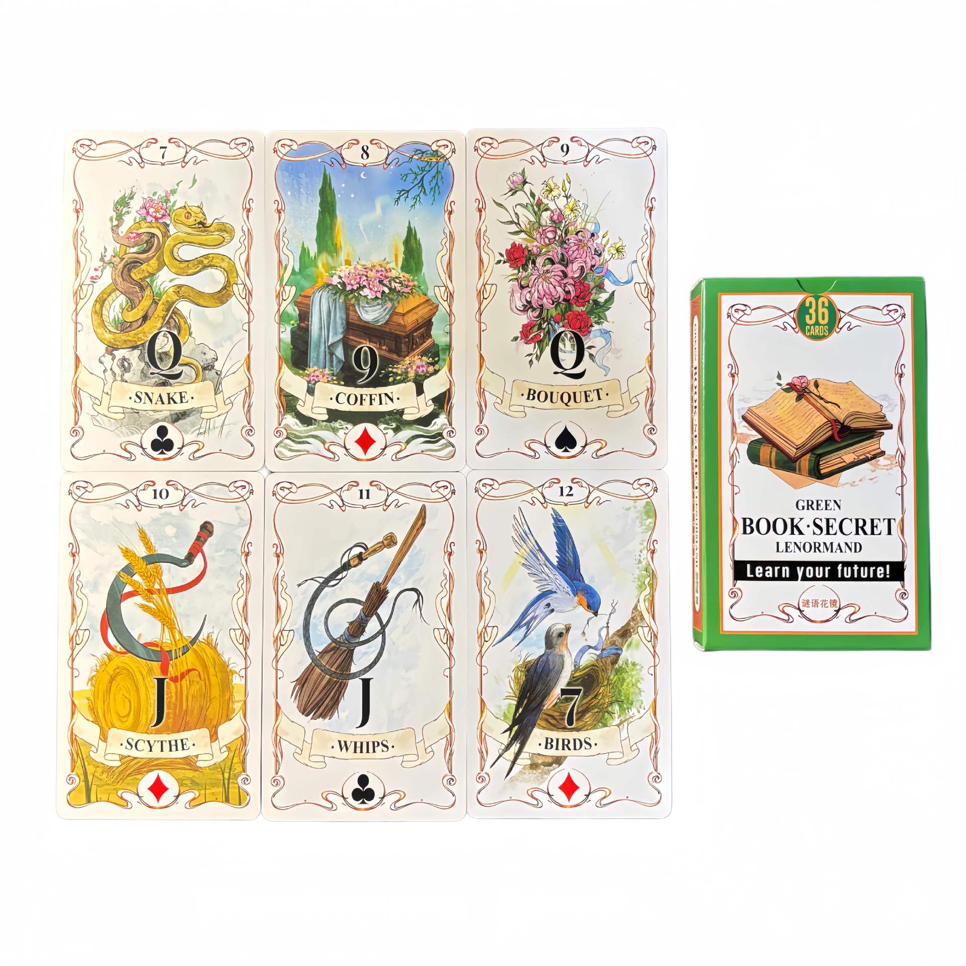 Green Book Secret Lenormand Or – Board Game Of Life Bewertung und Preis